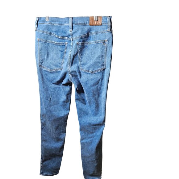 Madewell Womens Blue High-Rise Skinny Jeans Size 30 - Picture 5 of 11